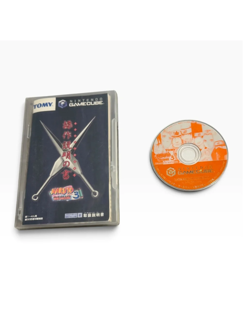 Naruto Gekitou Ninja Taisen 3 Nintendo GameCube Video Game Tomy